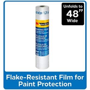 3M Hand-Masker 48 in. W X 180 ft. L X 0.35 mil Plastic Masking Film  AMF48 - Image 2