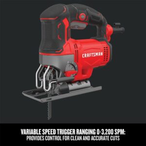 CRAFTSMAN Jig Saw, 6.0-Amp, Corded (CMES612) - Image 4