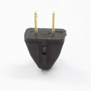 Flat Rubber Cap Side Outlet Cord Plug - Image 2