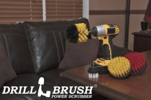 Drillbrush 5 in. W Soft/Medium Bristle Metal Handle Drill Brush Set - Image 6