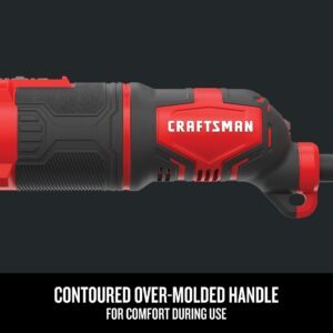 CRAFTSMAN Oscillating Tool, 3-Amp, Includes Universal Tool-free Accessory System, Blades, Sandpaper and Tool Bag, Corded (CMEW401) - Image 6