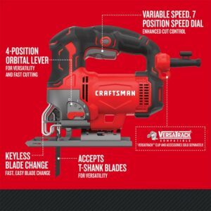 CRAFTSMAN Jig Saw, 6.0-Amp, Corded (CMES612) - Image 2