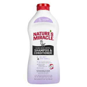 Nature�s Miracle� Skunk Odor Control Shampoo & Conditioner Lavender Scent 32 Oz, Odor Control Formula