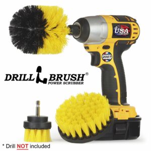 Drillbrush 4 in. W Medium Bristle Metal Handle Drill Brush Set - Image 4