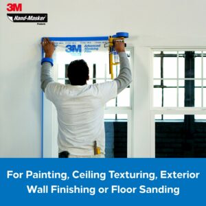 3M Hand-Masker 72 in. W X 90 ft. L Clear Plastic Advanced Masking Film AMF72 - Image 3