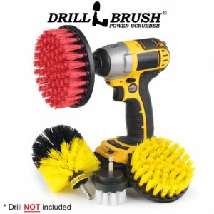 Drillbrush 5 in. W Soft/Medium Bristle Metal Handle Drill Brush Set - Image 8