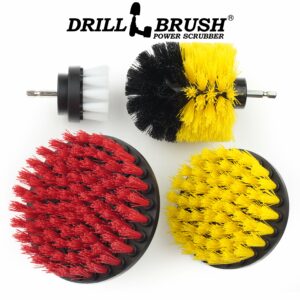 Drillbrush 5 in. W Soft/Medium Bristle Metal Handle Drill Brush Set - Image 9