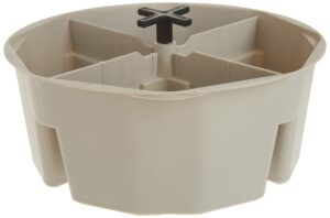 CLC Custom Leathercraft 4-Inch High, Full-Round Bucket Tray 1154
