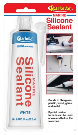 STAR BRITE Silicone Sealant White 2.8 OZ. (082101)
