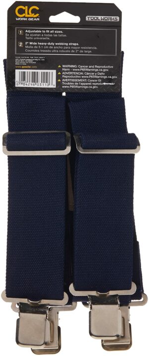 CLC Custom Leathercraft Heavy-Duty Work Suspenders Blue 110BLU - Image 5