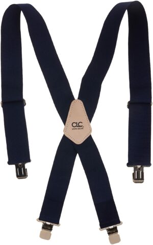 CLC Custom Leathercraft Heavy-Duty Work Suspenders Blue 110BLU