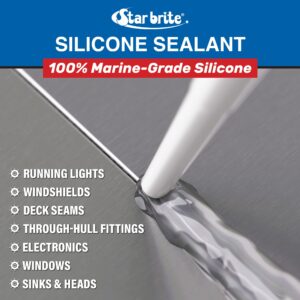 STAR BRITE Silicone Sealant White 2.8 OZ. (082101) - Image 4
