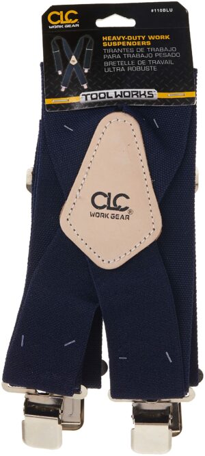 CLC Custom Leathercraft Heavy-Duty Work Suspenders Blue 110BLU - Image 4