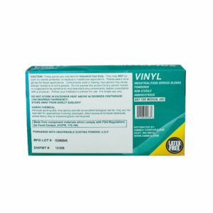 Gloveworks Vinyl Disposable Gloves X-Large Clear Powdered 100 pk - Image 3