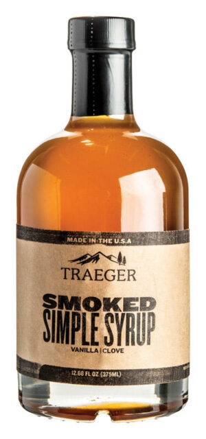 Traeger Smoked Vanilla and Clove Simple Syrup 12.68 oz Bottle MIX001