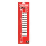 CRAFTSMAN Socket Set, Metric, 1/4-Inch Drive, 6-Point, 11-Piece (CMMT12051)