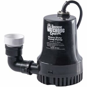 The Basement Watchdog 1/3 HP 2,600 gph Thermoplastic Dual Reed Switch Battery Backup Sump Pump - Image 4