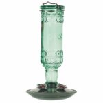 Perky-Pet Hummingbird 10 oz Glass/Metal Nectar Feeder 4 ports