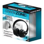 Sharper Image Own Zone Wireless Over The Ear TV Headphones