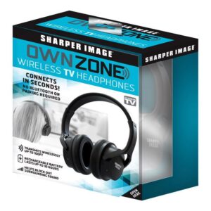 Sharper Image Own Zone Wireless Over The Ear TV Headphones