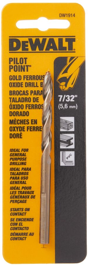 DeWalt 7/32 in. X 3.75 in. L High Speed Steel Pilot Point Drill Bit - Image 5