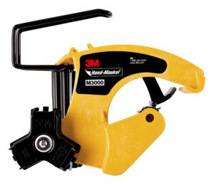Scotch M3000 3M Hand Masked Tape Dispenser, Film & Tape, Yellow - Image 2