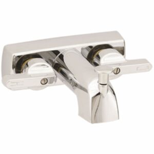 American Brass 2-Handle Brass Tub and Shower Faucet