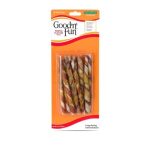 Good ‘n’ Fun All Size Dogs Adult Rawhide Twists Beef/Chicken/Pork 10 pk
