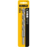 DeWalt Black & Gold 1/2 in. X 6 in. L High Speed Steel Split Point Drill Bit