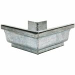 Amerimax 5 in. H X 7.25 in. W X 5 in. L Metallic Galvanized Steel K Outside Miter 29202