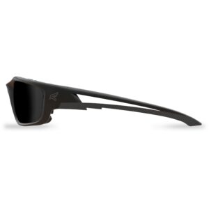 Edge Eyewear Kazbek XL Polarized Safety Glasses Smoke Lens Black Frame - Image 2