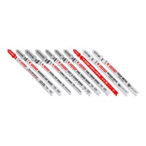 Diablo 0 in. T-Shank Wood & Metal Jig Saw Blade Set 10 pc DJT10S