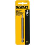 DeWalt Square Recess #2 X 3-1/2 in. L Power Bit Heat-Treated Steel