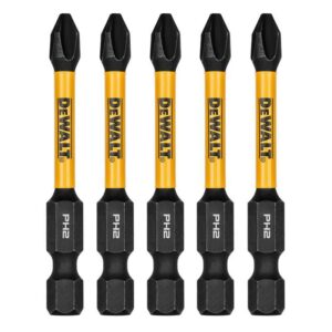 DeWalt FlexTorq Phillips #2 X 2-1/4 in. L Screwdriver Bit Steel 5 pc - Image 2