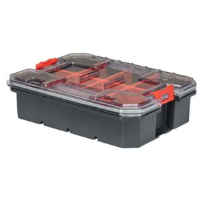 Craftsman VersaStack 7.5" W X 2.76" H Small Parts Bin 8 compartments Black/Red - Image 4