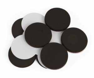Slipstick GorillaPads CB144 Non Slip Furniture Pads/Grippers (Set of 8) Furniture Feet Floor Protectors, 2 Inch Round, Black - Image 2