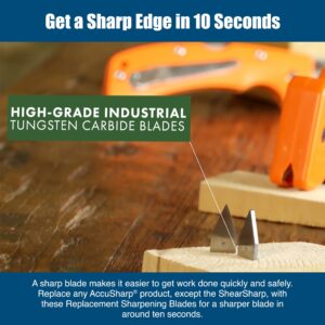 AccuSharp Matte Tungsten Carbide Replacement Blades 2-Pack - Image 3