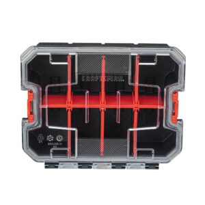 Craftsman VersaStack 7.5" W X 2.76" H Small Parts Bin 8 compartments Black/Red - Image 2