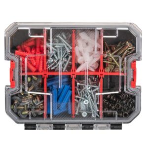 Craftsman VersaStack 7.5" W X 2.76" H Small Parts Bin 8 compartments Black/Red - Image 5