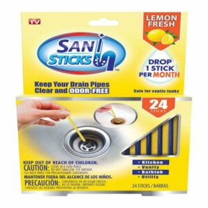 SANI 360 Sani Sticks Lemon Scent Deodorizing Multi-Purpose Cleaner Stick 24 pk