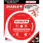 Diablo 7-1/4 in. D X 5/8 in. TiCo Hi-Density Carbide Circular Saw Blade 56 teeth