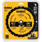 DeWalt 8-1/4 in. D X 5/8 in. Tungsten Carbide Circular Saw Blade 24 teeth