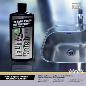 Flitz No Scent Metal Polish 3.4 oz Liquid - Image 3