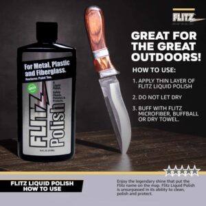 Flitz No Scent Metal Polish 3.4 oz Liquid - Image 5