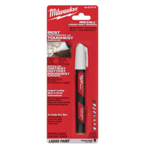 Milwaukee INKZALL White Liquid Paint Marker - Image 3