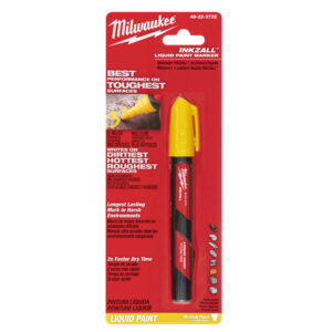 Milwaukee INKZALL Yellow Liquid Paint Marker - Image 3