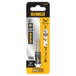 DeWalt Impact Ready 3/32" X 2-7/16" L Titanium Nitride Drill Bit Hex Shank 2 pc