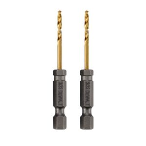 DeWalt Impact Ready 3/32" X 2-7/16" L Titanium Nitride Drill Bit Hex Shank 2 pc - Image 2