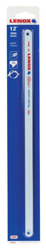 Lenox 12 in. Bi-Metal Hacksaw Blade 18 TPI