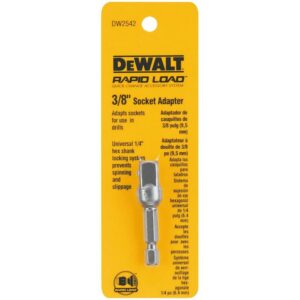 DeWalt Impact Ready 2 in. L X 3/8 in. Socket Adapter
